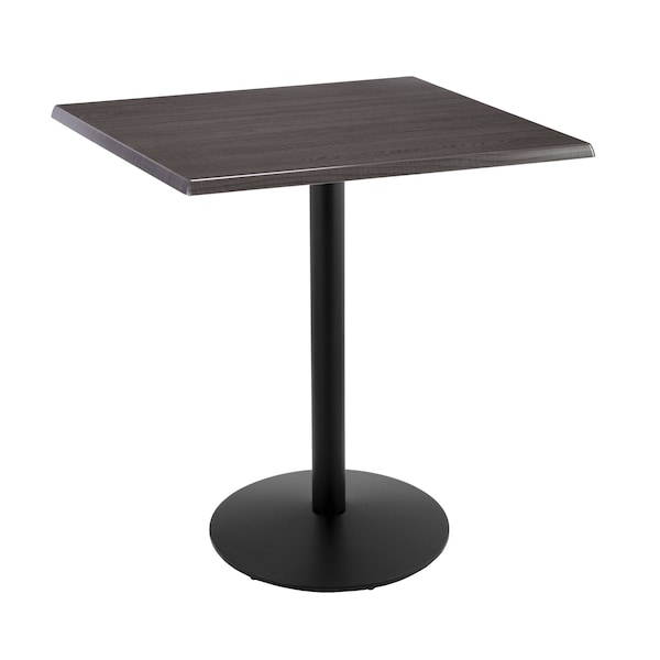 42" Tall In/Outdoor All-Season Table, 36" x 36" Square Charcoal Top